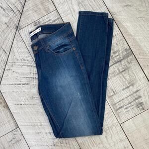 Life In Progress Low Rise Skinny Jeans Blue Denim 25 XS Y2K Indie Grunge